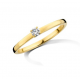 DULCI NEA - 18kt geelgouden solitaire ring met briljant 0.14ct - 38665