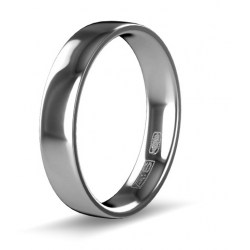 Aller Spanninga - 14kt witgouden trouwring - 38896