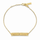 Minitials - 18kt geelgouden armband met graveerplaat - 38902