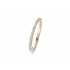 DUO 18kt geelgouden trouwring met diamant 0.27ct - 39240