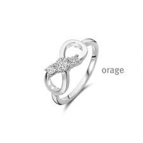Orage - zilveren ring met zirconium - 39257