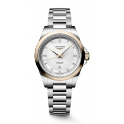 Longines Conquest dames uurwerk met diamant 0.037ct - 39263