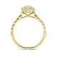 Facette - 14kt geelgouden ring met lab diamant 1.29ct - 39315