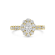Facette - 14kt geelgouden ring met lab diamant 1.29ct - 39315