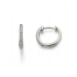 18kt witgouden oorringen met diamant 0.14ct - 39345