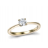 18kt geelgouden solitaire ring met briljant 0.42ct - 39349