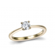 18kt geelgouden solitaire ring met briljant 0.42ct - 39349