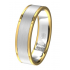 Aller Spanninga - 18kt bicolore gouden trouwring - 39360
