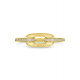 14kt geelgouden ring met diamant 0.08ct - 39418