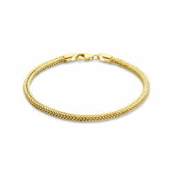 14kt geelgouden armband (kern 925 zilver) - 39466