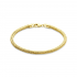 14kt geelgouden armband (kern 925 zilver) - 39466