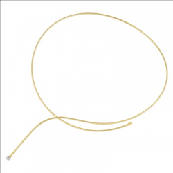 Ponte Vecchio - 18kt bicolore gouden halsketting met diamant 0.02ct - 39491