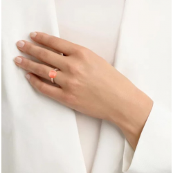 Bigli Mini Sweety - 18kt rose gouden ring met maansteen - 39556