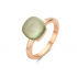 Bigli Mini Sweety - 18kt rose gouden ring met groene amethist - 39558