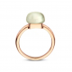 Bigli Mini Sweety - 18kt rose gouden ring met groene amethist - 39558
