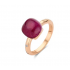 Bigli Mini Sweety - 18kt rose gouden ring met amethist & robijn - 39559