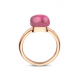 Bigli Mini Sweety - 18kt rose gouden ring met amethist & robijn - 39559