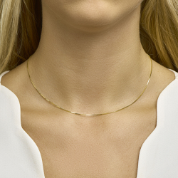 14kt geelgouden halsketting - 39628