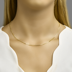 14kt geelgouden halsketting - 39629