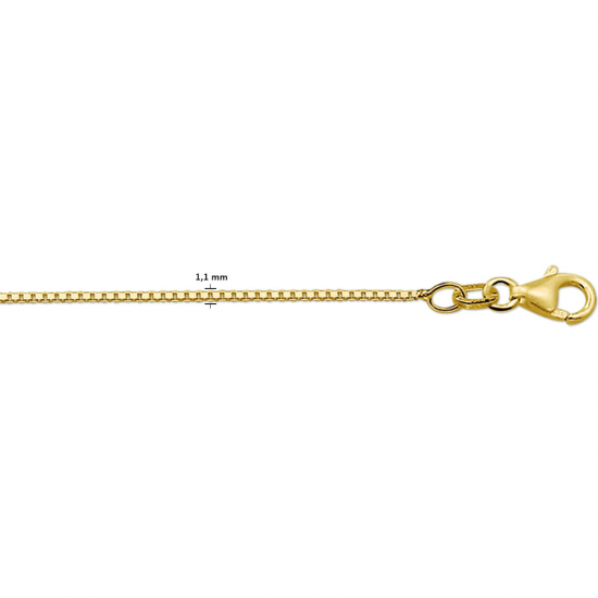 14kt geelgouden halsketting - 39629