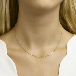 14kt geelgouden halsketting - 39631