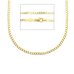 14kt geelgouden halsketting - 39644
