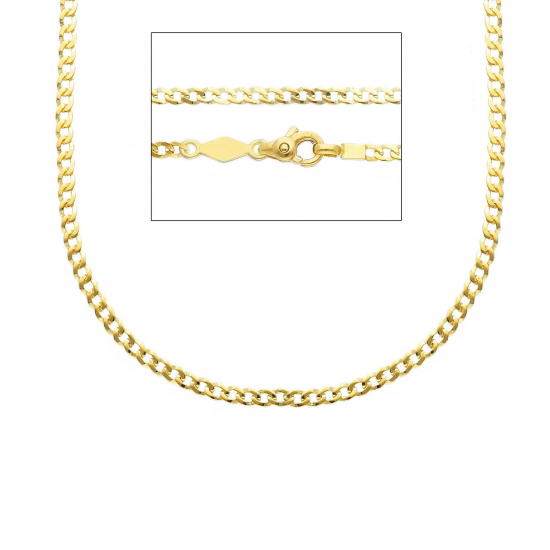 14kt geelgouden halsketting - 39644