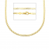 14kt geelgouden halsketting - 39644