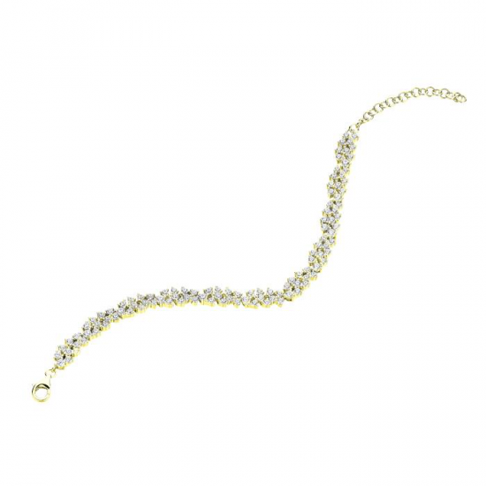 Silver Rose - zilveren armband - 39650
