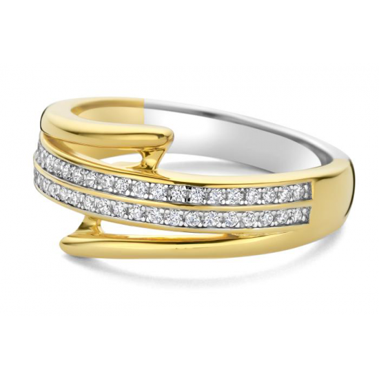 Silver Rose - zilveren ring met zirconium - 39705 Silver Rose - zilveren ring met zirconium - 39705