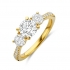 Flawless - 18kt geelgouden ring met labo diamant 1.83ct - 39726