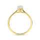 Facette - 14kt geelgouden ring met lab diamant 0.52ct - 39745