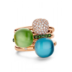 BIGLI Mini Sweety - 18kt gouden ring met amethist - 39755