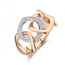 BIGLI Mini Sweety - 18kt rose gouden ring met diamant 0.29ct - 39756