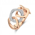 BIGLI Mini Sweety - 18kt rose gouden ring met diamant 0.29ct - 39756