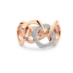 BIGLI Mini Sweety - 18kt rose gouden ring met diamant 0.29ct - 39756
