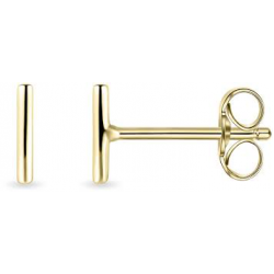 14kt geelgouden oorring - staafjes - 39785