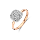Bigli - 18kt bicolore gouden ring met diamant 0.41ct - 39822