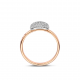 Bigli - 18kt bicolore gouden ring met diamant 0.41ct - 39822