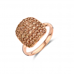 Bigli - 18kt rose gouden ring met diamant 1.37ct - 39823