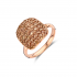 Bigli - 18kt rose gouden ring met diamant 1.37ct - 39823