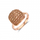 Bigli - 18kt rose gouden ring met diamant 1.37ct - 39823