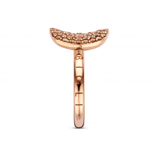 Bigli - 18kt rose gouden ring met diamant 1.37ct - 39823