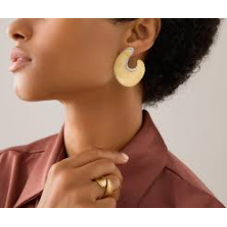 Marco Bicego Lunaria - 18kt gouden oorringen met diamant 0.80ct - 39855