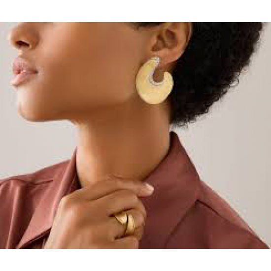 Marco Bicego Lunaria - 18kt gouden oorringen met diamant 0.80ct - 39855