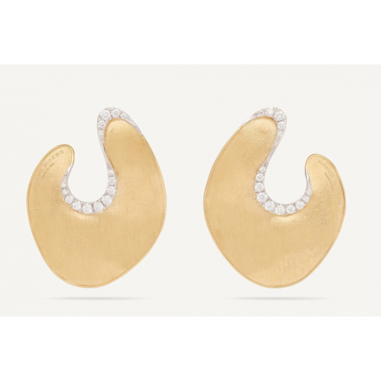 Marco Bicego Lunaria - 18kt gouden oorringen met diamant 0.80ct - 39855