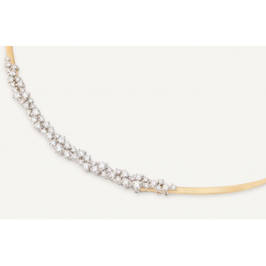 Marco Bicego Marrakech - 18kt bicolore gouden halsketting met diamant 1.66ct - 39857