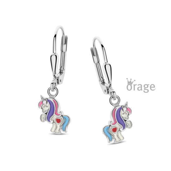 Orage - zilveren kinderen oorringen - 39878