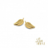 Lisa Mona - 14kt geelgouden oorringen - blaadjes - 39900