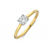 Flawless - 18kt gouden ring met labo diamant 0.52ct - 39917